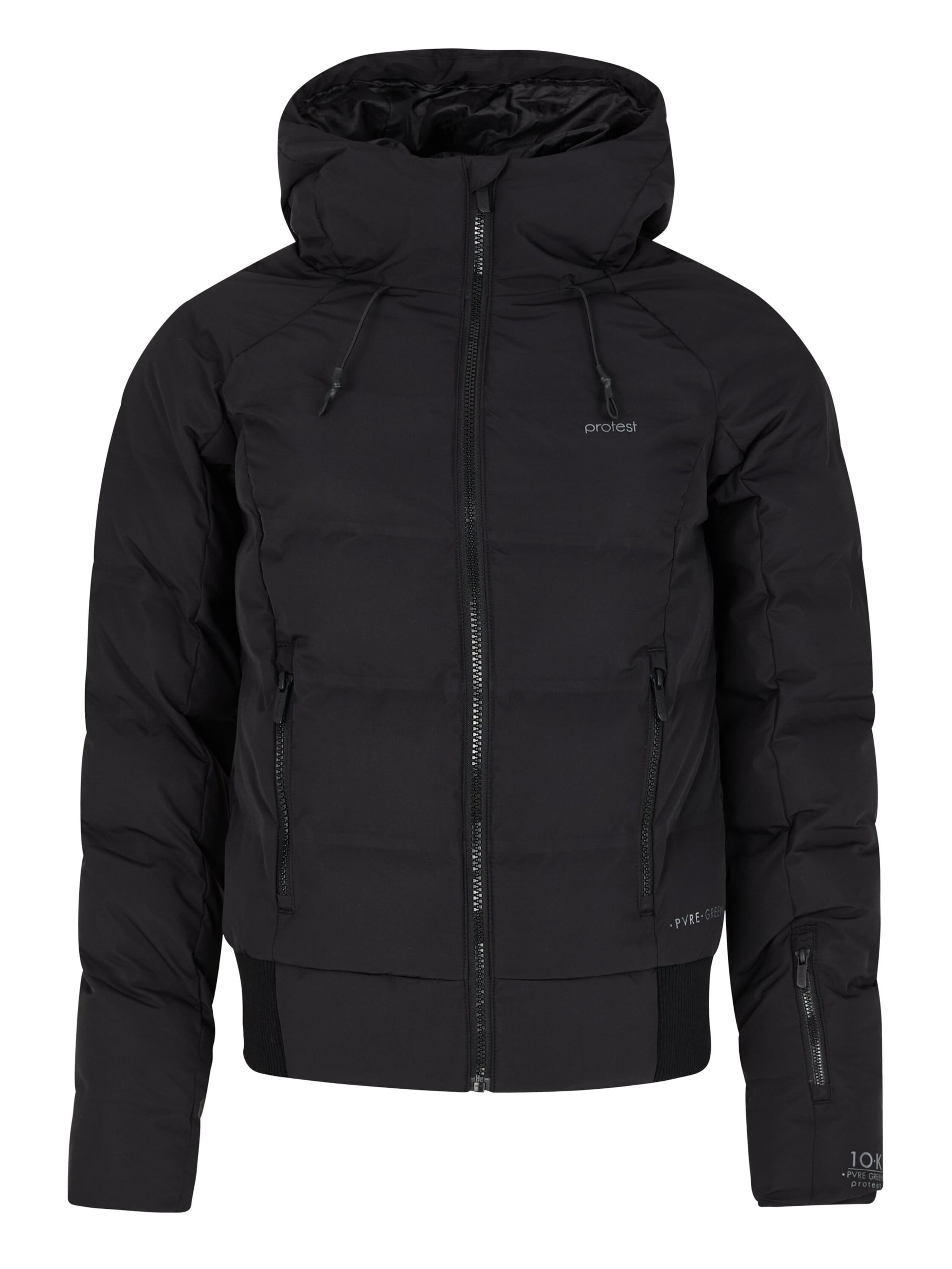 PROTEST Athletic Jacket 'PRTALYSUMI' in Black: front