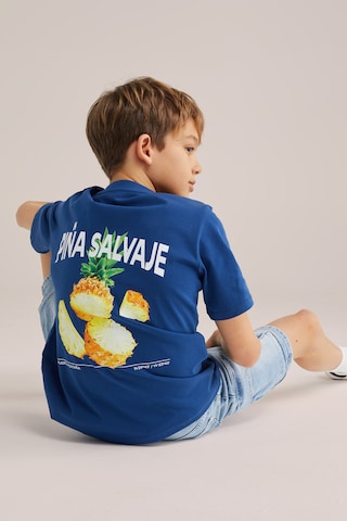 T-Shirt WE Fashion en bleu