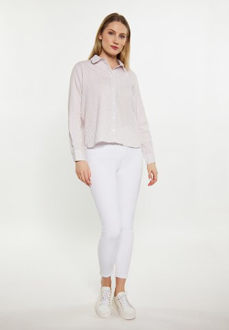 DreiMaster Maritim Bluse in Lila