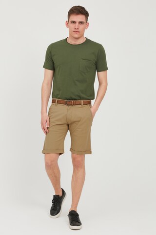 Regular Pantalon chino 'Tenefa' INDICODE JEANS en beige