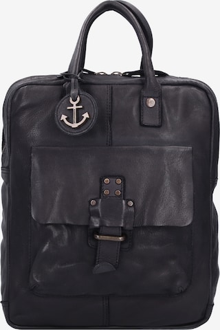 Harbour 2nd Backpack in Black: front