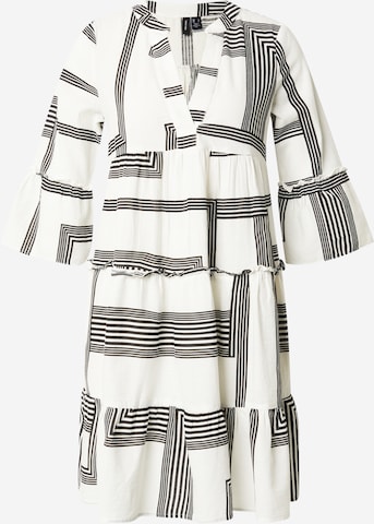 VERO MODA - Vestido camisero 'VMDicthe' en blanco: frente