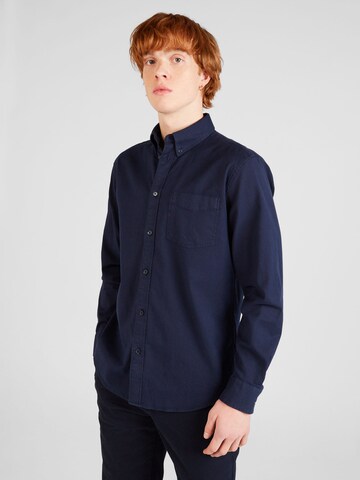 ESPRIT - Ajuste regular Camisa en azul: frente