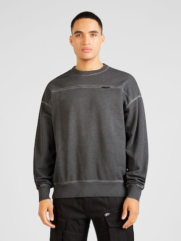 Sweat-shirt G-Star RAW en gris : devant