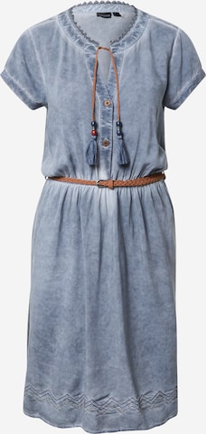 Eight2Nine Shirt Dress in Blue: front