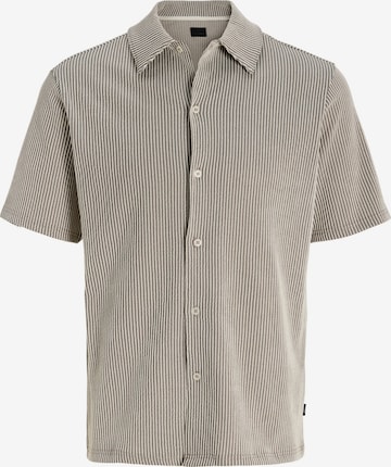 Chemise JACK & JONES en beige : devant