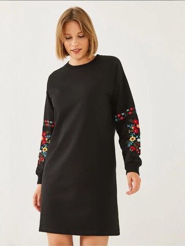 Robe 'Mini' Bianco Lucci en noir
