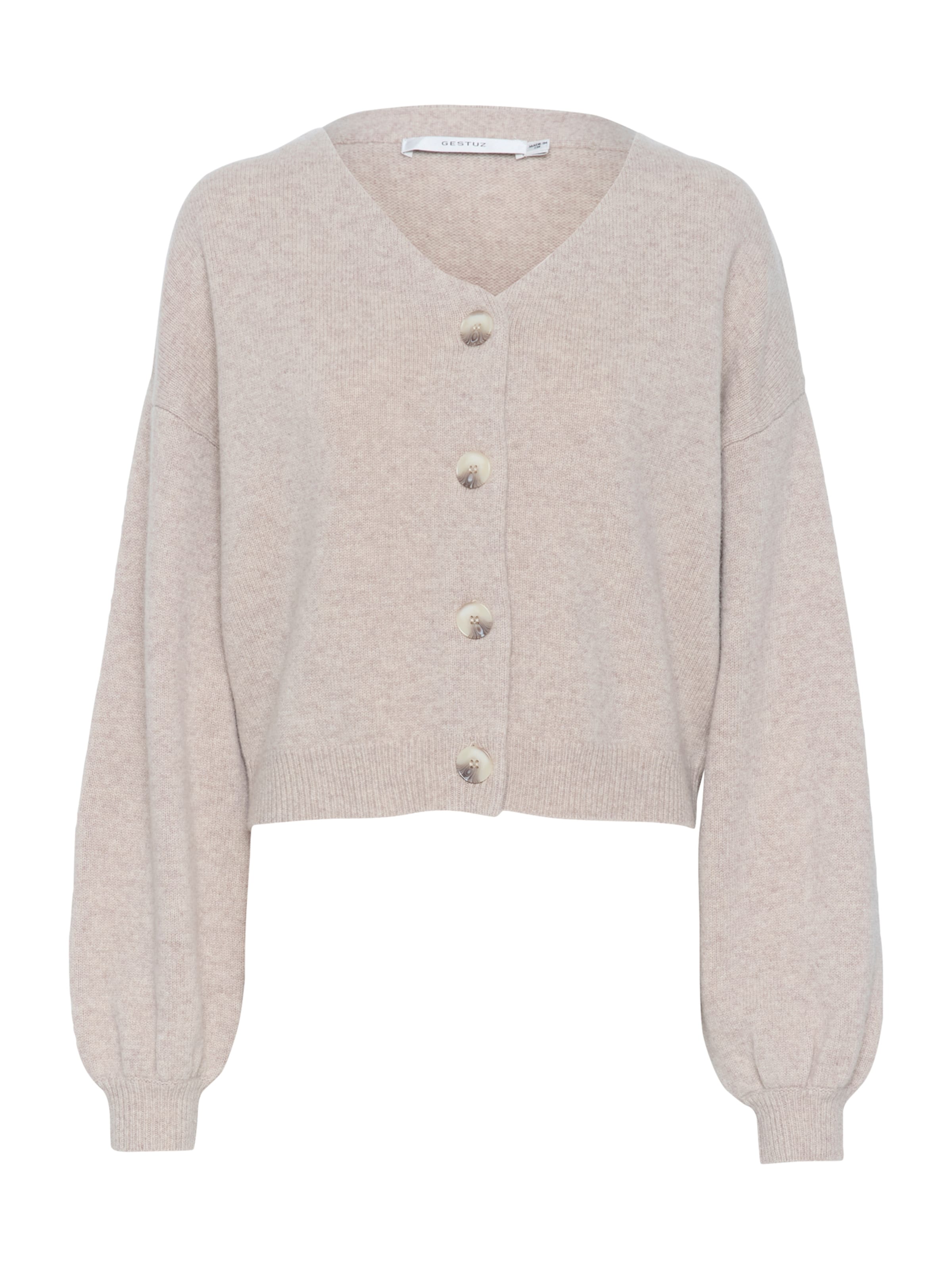 Gestuz Knit cardigan 'ManziGZ' in Beige: front