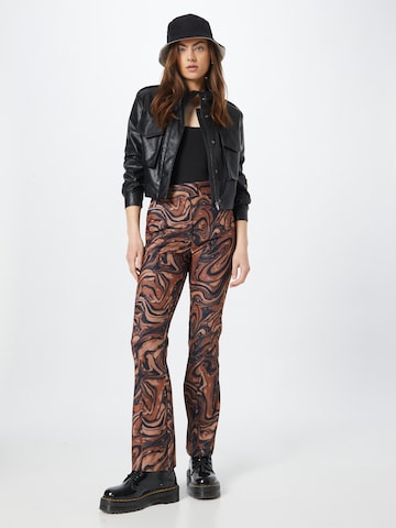 House of Sunny Flared Pants 'PARADISE' in Brown