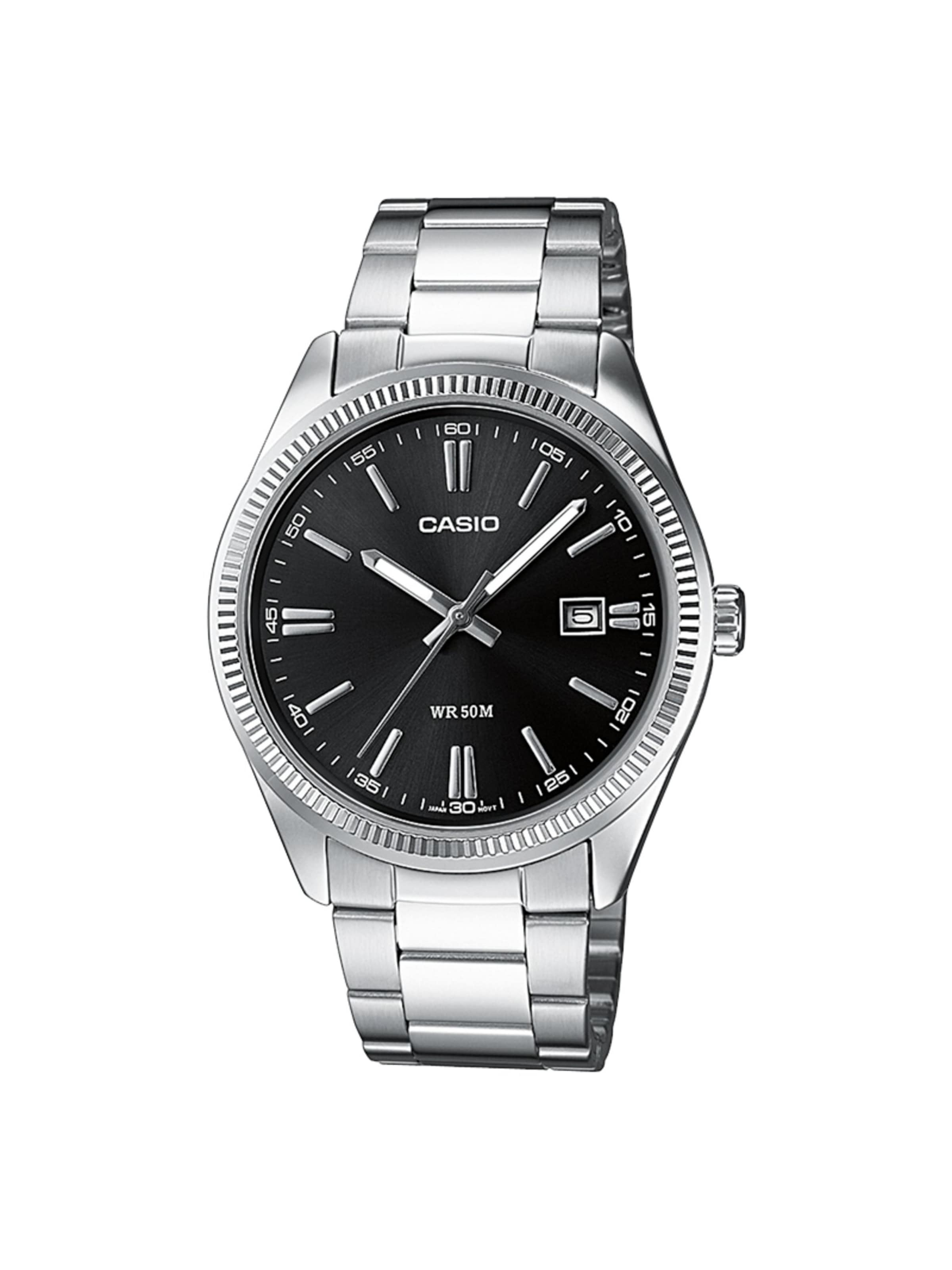 CASIO Uhr in Silber: Vorderseite