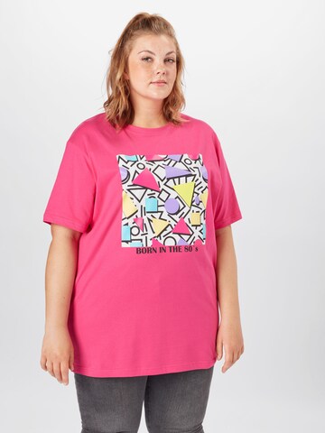 Mister Tee Shirt in Roze: voorkant