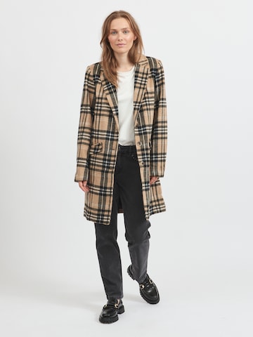 VILA Between-Seasons Coat in Brown