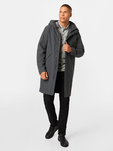 elvine Between-Seasons Coat in Blue