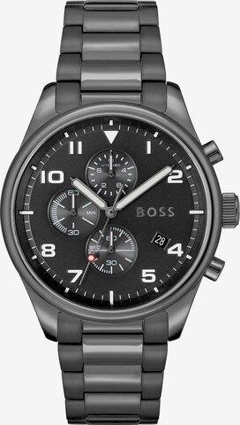 pilka BOSS Analoginis (įprasto dizaino) laikrodis: priekis