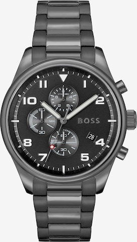 BOSS Black Uhr in Grau: predná strana