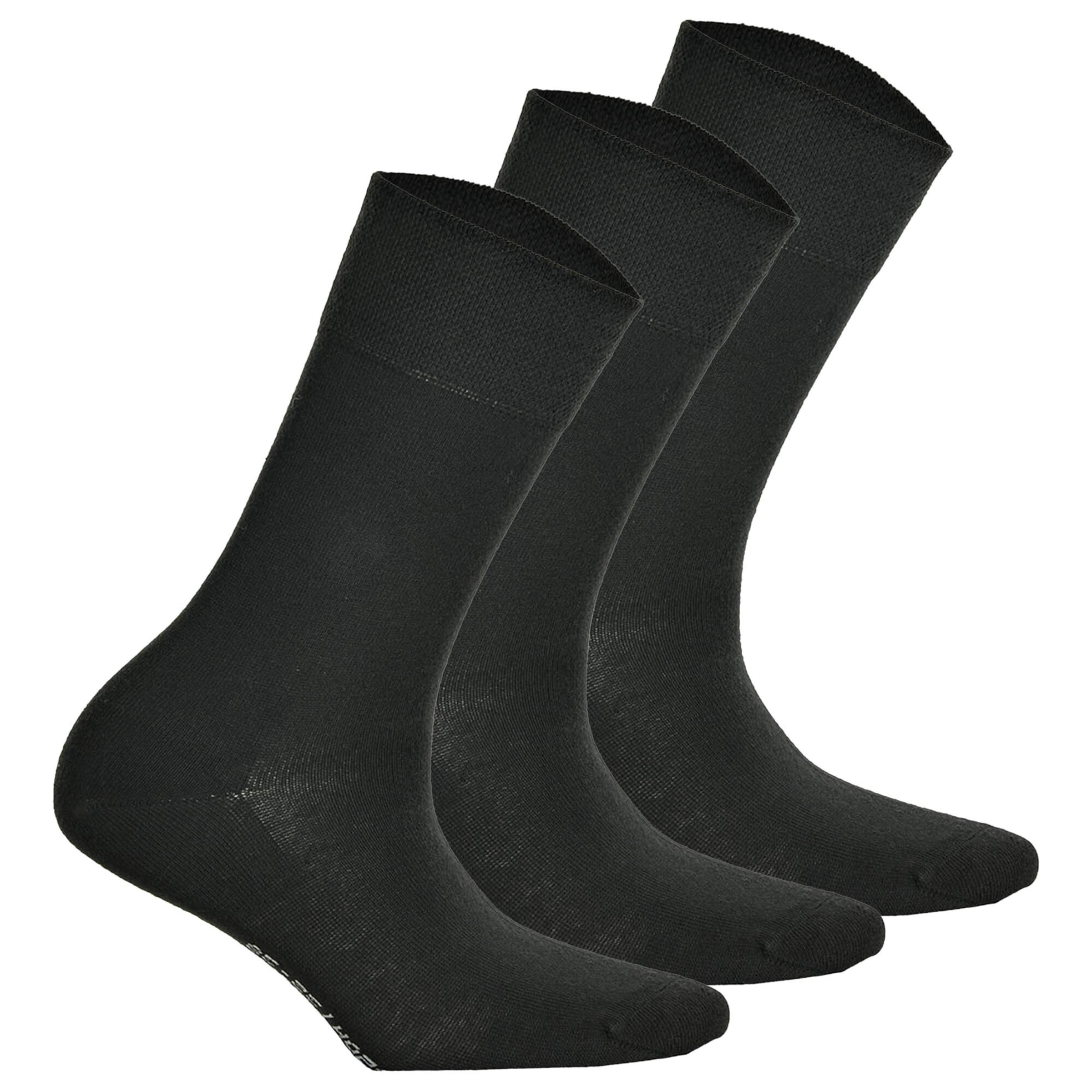 Hudson Socken in Schwarz: Vorderseite