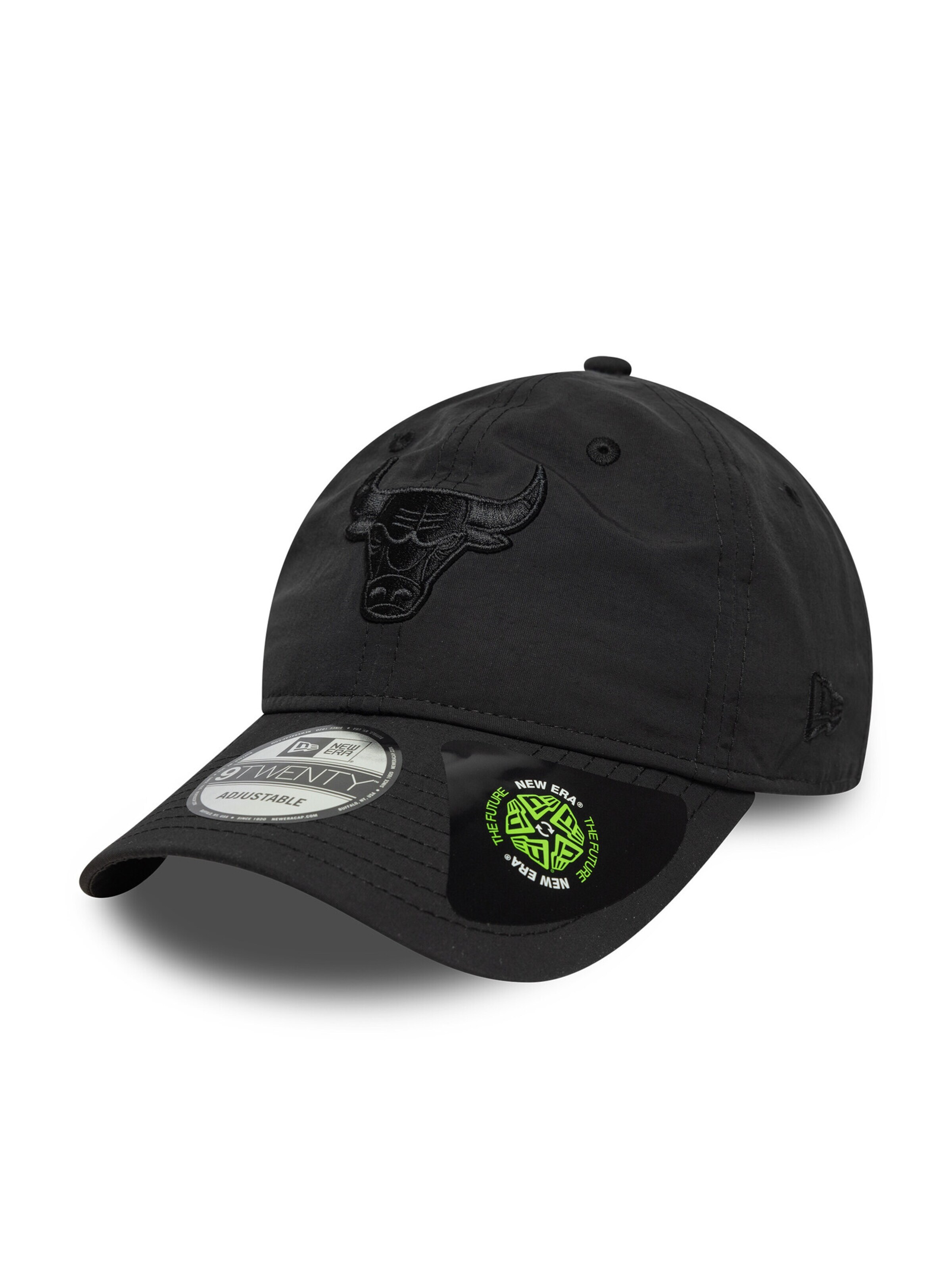 NEW ERA Athletic Cap '9TWENTY Chicago Bulls NBA' in Black: front
