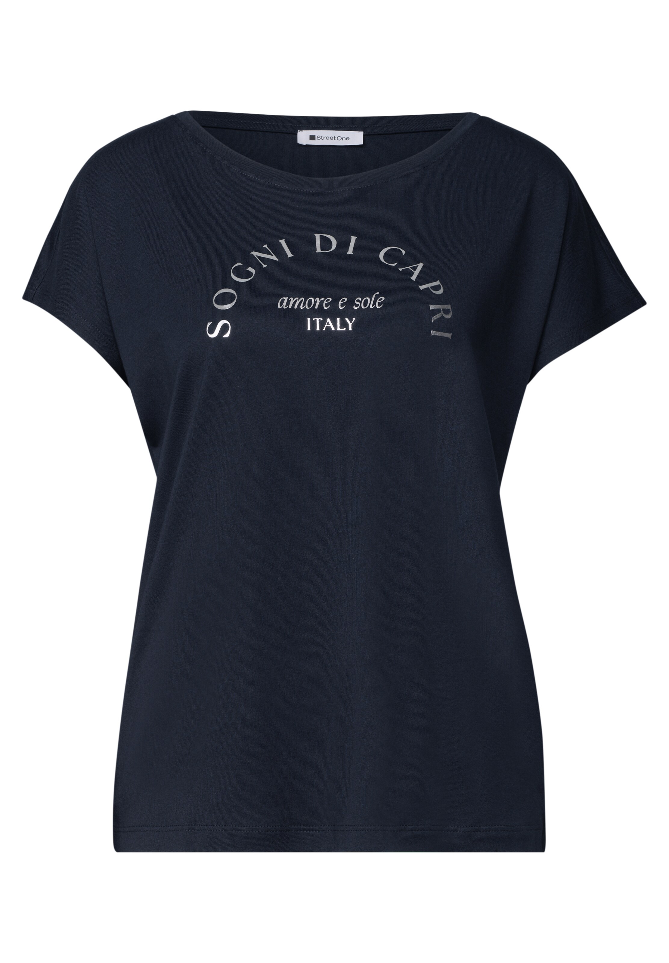 STREET ONE Shirt in Blau: Vorderseite