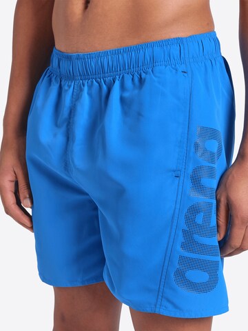 ARENA Board shorts 'Fundamentals' in Blue: front