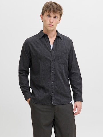 Regular fit Camicia 'JJECLASSIC' di JACK & JONES in grigio: frontale