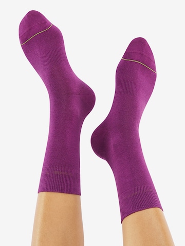 Chaussettes 'Best Friend' CHEERIO* en violet