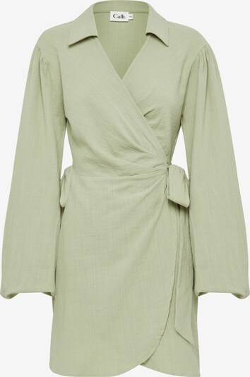 Calli Skjortklänning 'FELIX' i pastellgrön, Produktvy