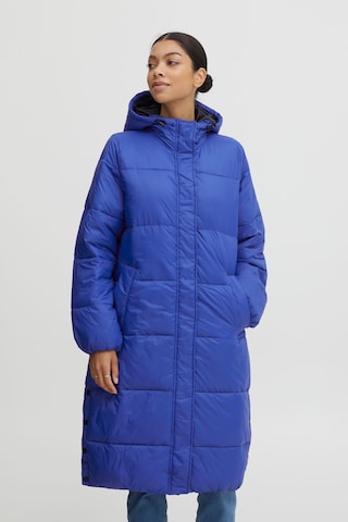 b.young Winter Coat 'Abela' in Blue: front