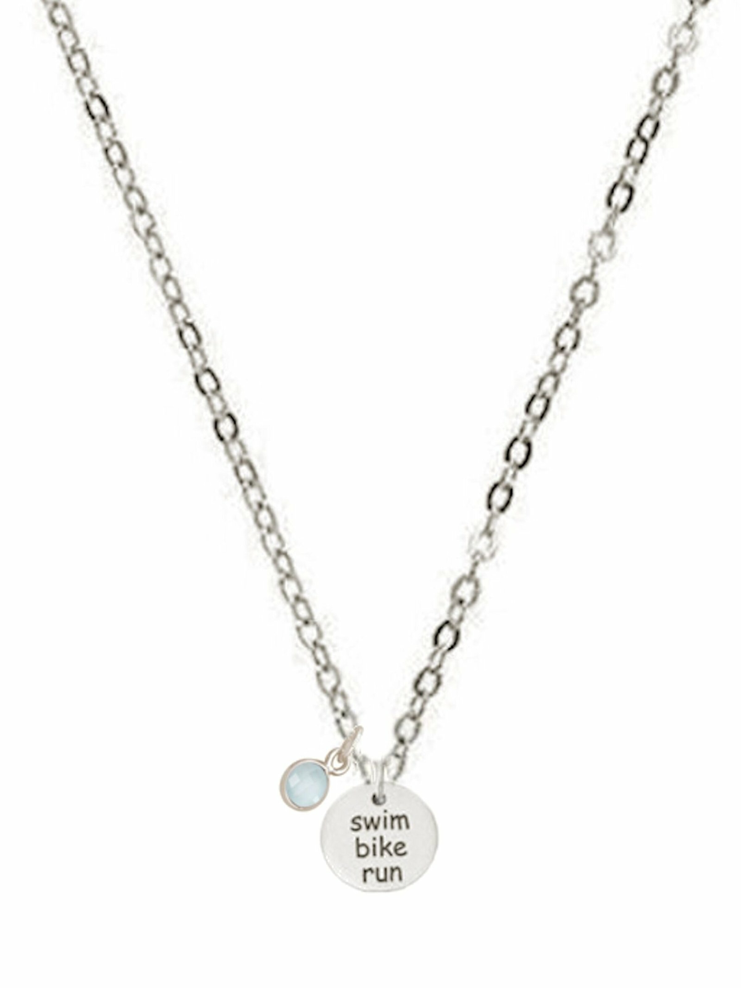 Gemshine Kette  'Never Give Up' in Silber