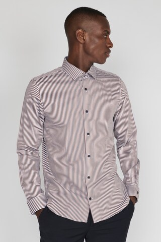 Matinique Regular fit Button Up Shirt 'Trostol' in Brown: front