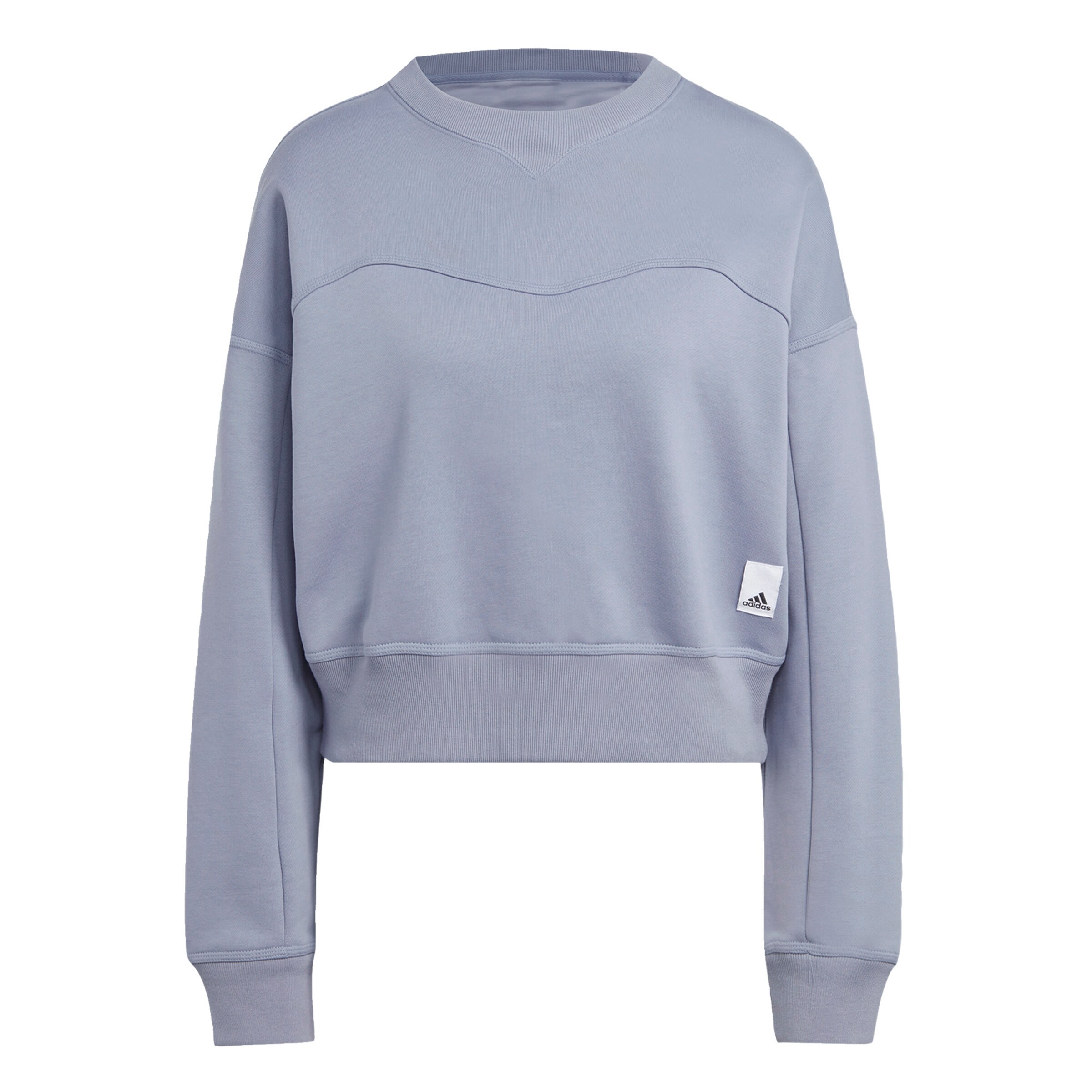 ADIDAS SPORTSWEAR - Sweatshirt de desporto 'Lounge Fleece' em roxo: frente