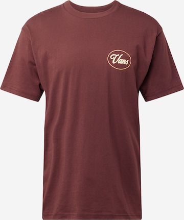 T-Shirt VANS en marron : devant