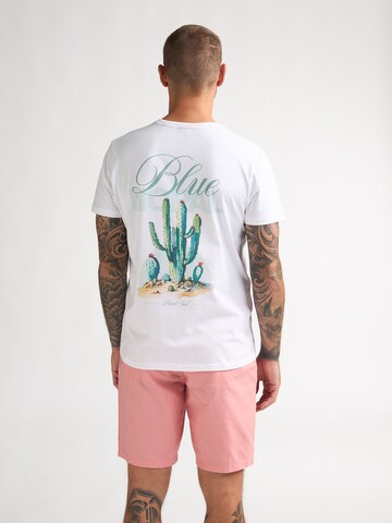 T-Shirt 'Volcán' Petrol Industries en blanc : devant