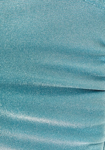 LASCANA - Soutien de tecido Top de biquíni em azul