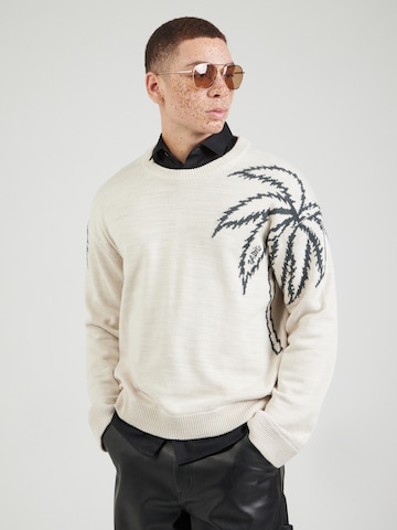Pullover 'MARKO VI PALM TREE' di Zadig & Voltaire in beige: frontale