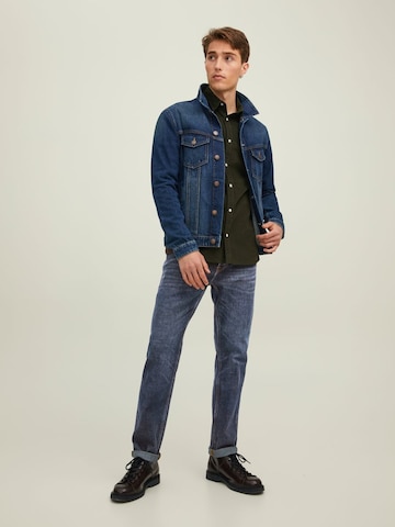 JACK & JONES Normalny krój Jeansy 'Mike' w kolorze niebieski