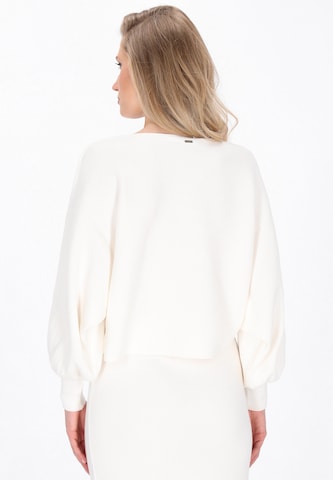 DreiMaster Maritim Sweater 'Maritime' in White
