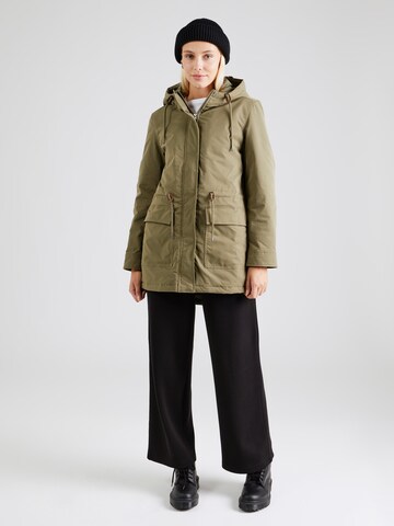 ONLY Between-seasons parka in Green: front