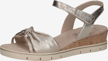 CAPRICE Sandals in Gold: front