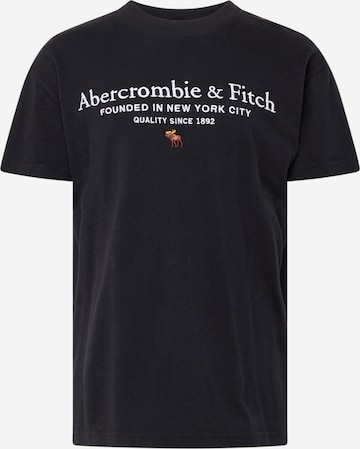 Abercrombie & FitchMajica - crna boja: prednji dio