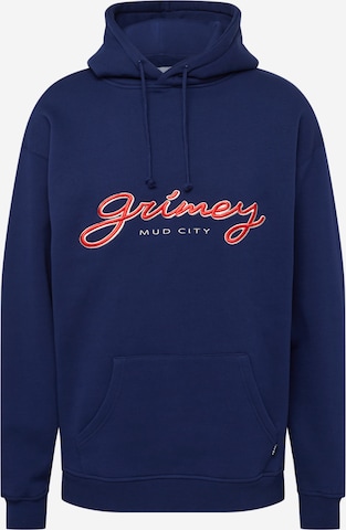 Grimey Sweatshirt 'DUST STORM' in Blue: front