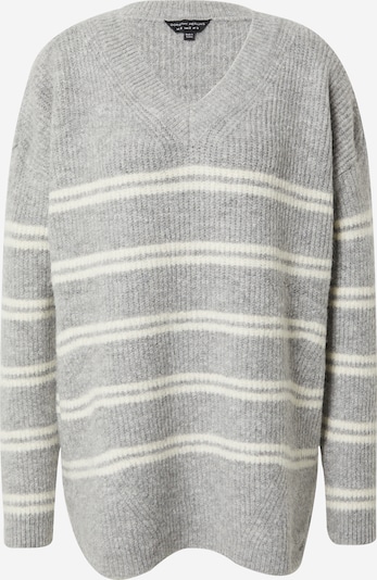 Dorothy Perkins Pullover i overstørrelse i grå-meleret / hvid, Produktvisning