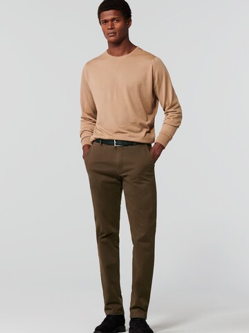 Regular Pantalon chino 'Bonn' MEYER en marron