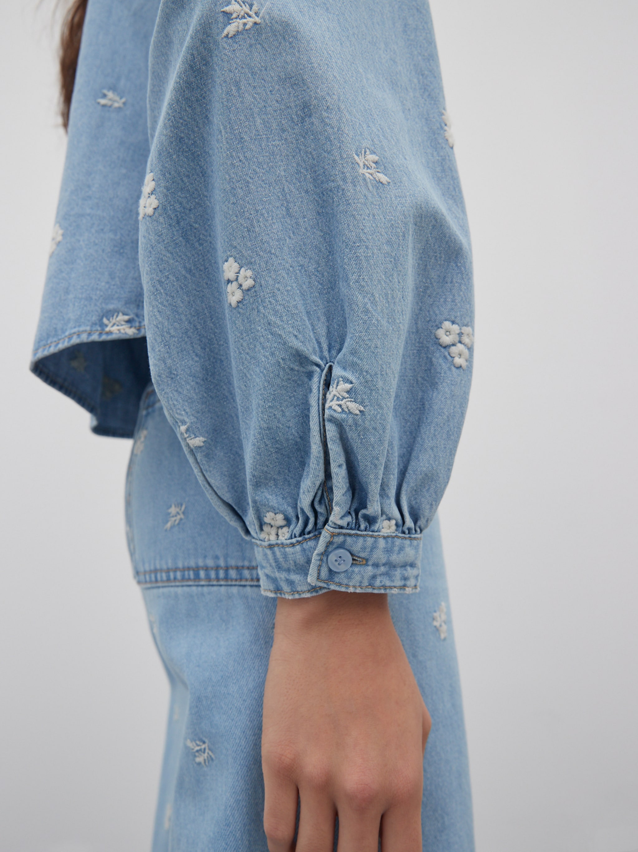 EDITED Producten Blouse 'Jolin' Blauw denim
