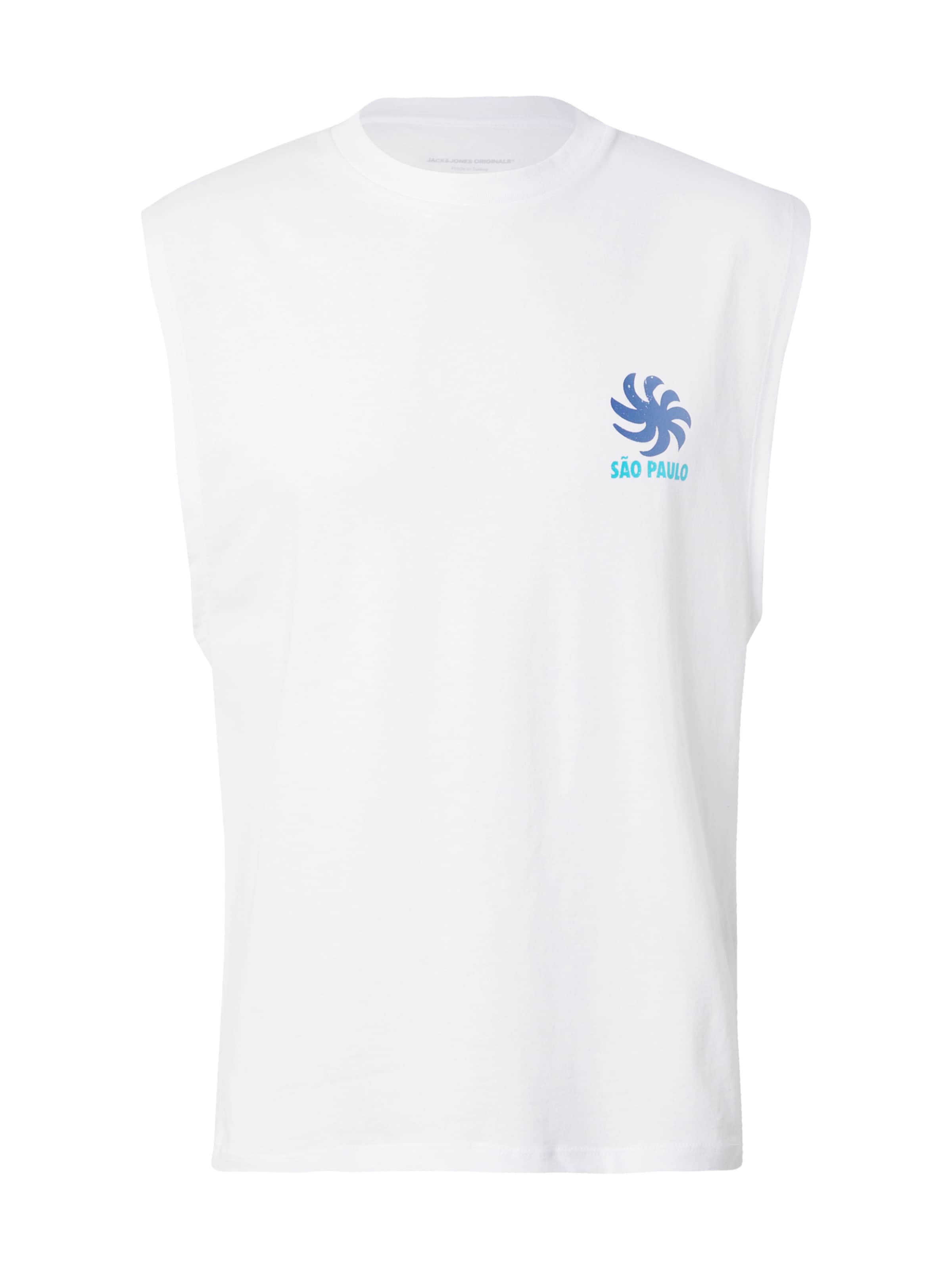 JACK & JONES Shirt 'JORBELA VIDA' in White: front