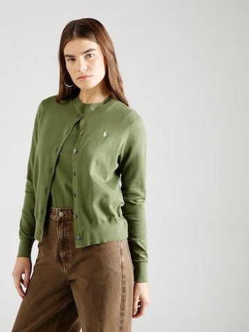 Cardigan Polo Ralph Lauren en vert : devant