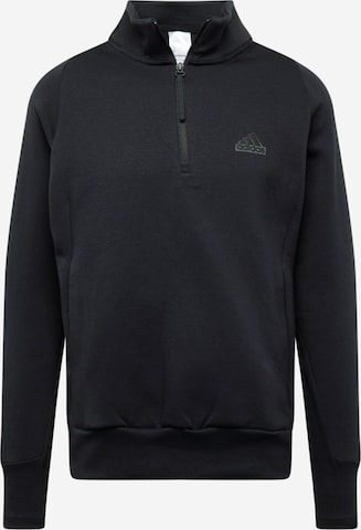 ADIDAS SPORTSWEAR Athletic Sweatshirt 'Z.N.E.' in Black: front