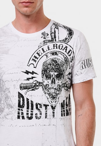 Rusty Neal T-Shirt in Weiß