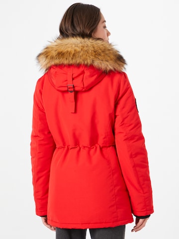 Giacca invernale 'Everest' di Superdry in rosso