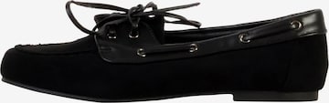 Joia Classic Flats 'Schnür-Mokassins' in Black: front