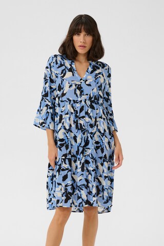 Robe 'Edita' Kaffe en bleu : devant